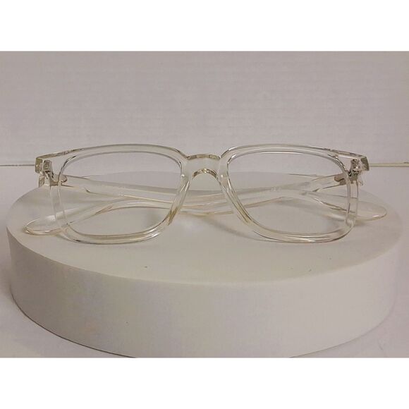 Firmoo Trendy Oversized Square Crystal Clear 53-19-149 Eyeglasses Frames - Picture 4 of 14